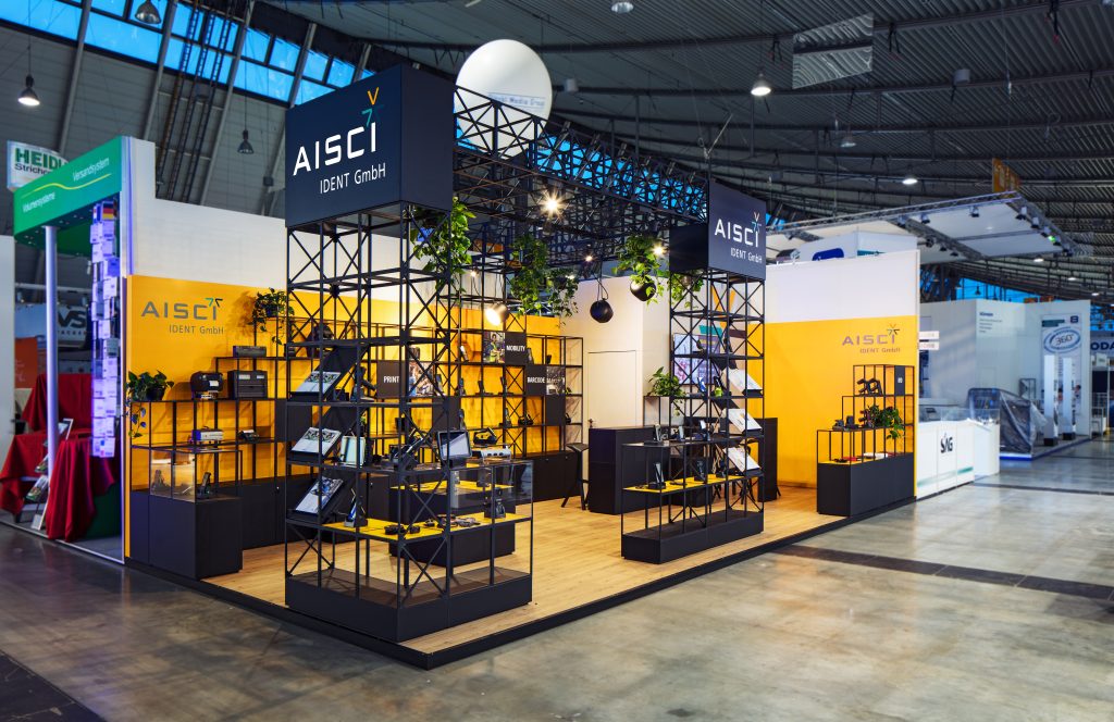 AISCI Ident GmbH created a complete look for their stand at the LogiMAT 2018